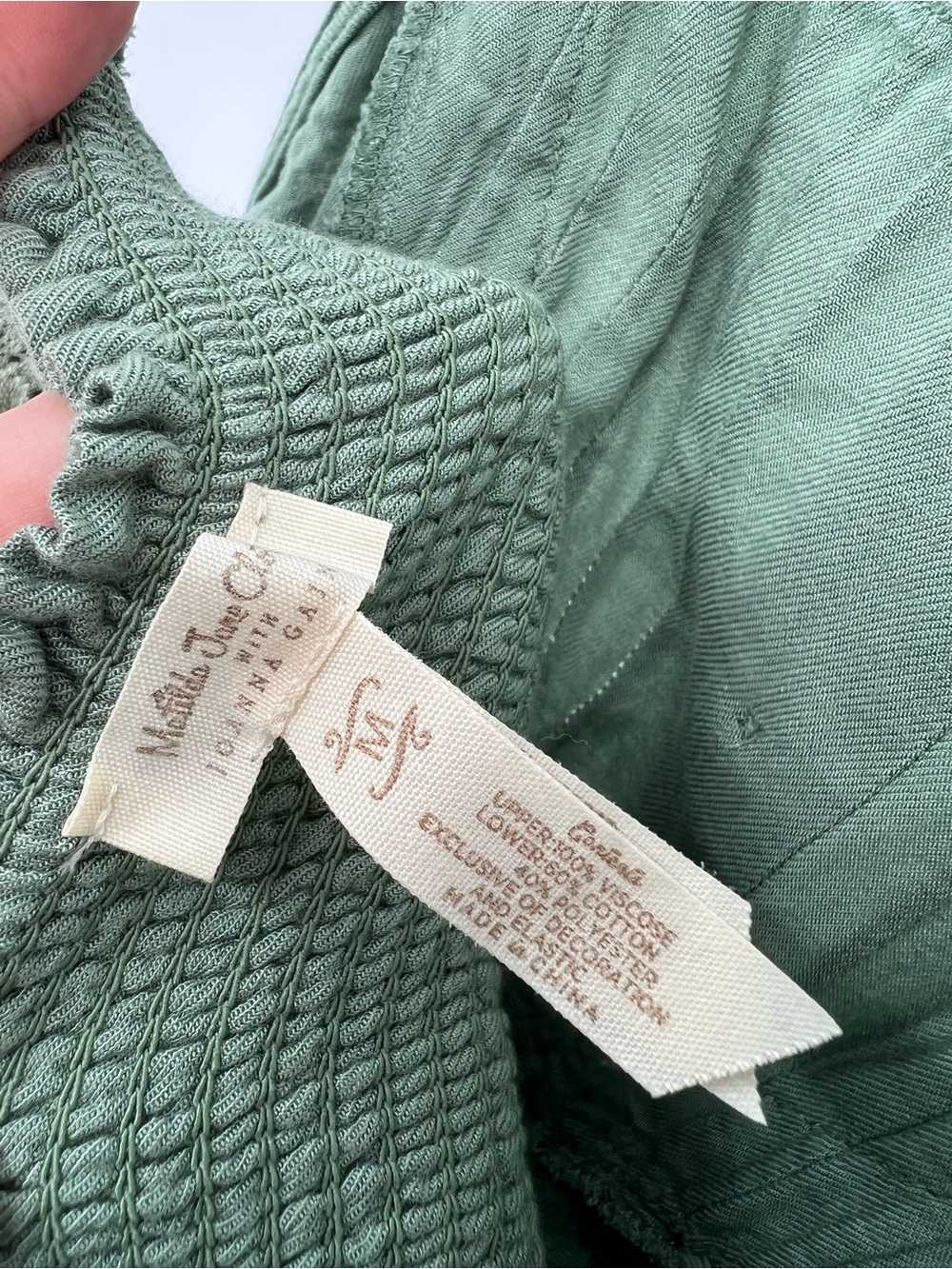 Matilda Jane Dresses w/ Joanna Gaines Green Grass Roots Sundress Cotton Medium - Picture 6 of 11